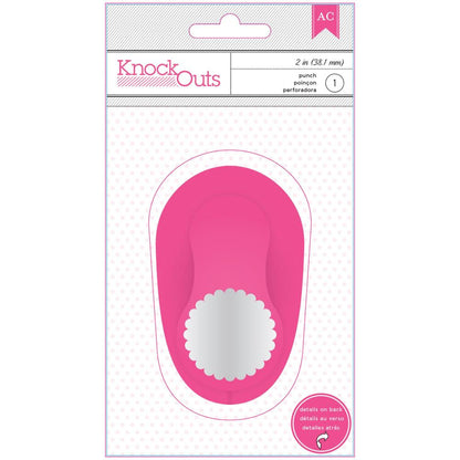 2" Scalloped Circle Punch / Perforadora de Círculo Escalopa 5.8 cm Descontinuado American Crafts