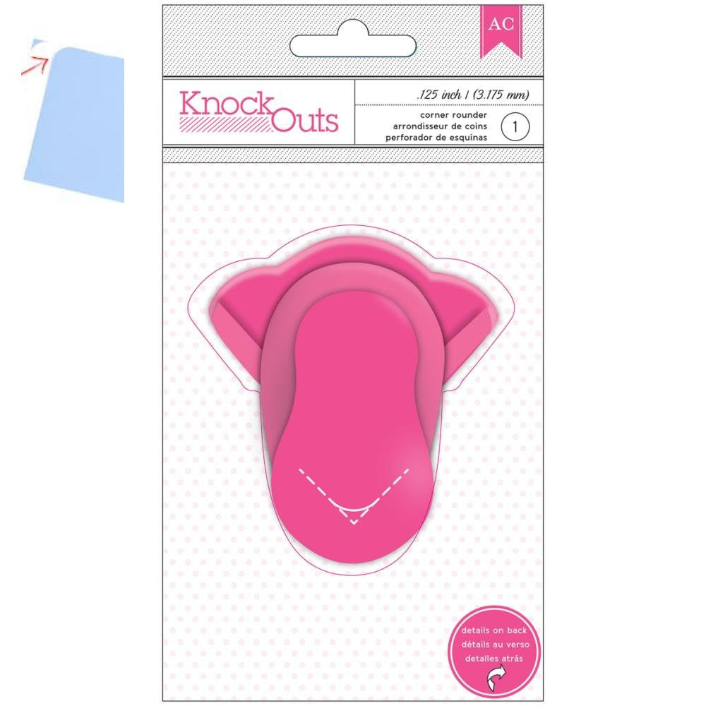 Knock Outs Corner Rounder / Redondeadora de Esquinas Descontinuado American Crafts