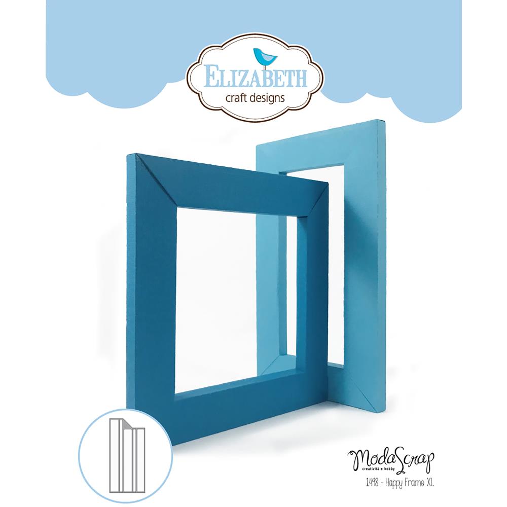 Happy Frame XL Die / Suaje de Marco Descontinuado Elizabeth Craft Designs