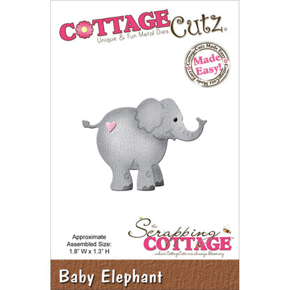 Baby Elephant Die /  Suaje Elefante Bebe Descontinuado Cottage Cutz