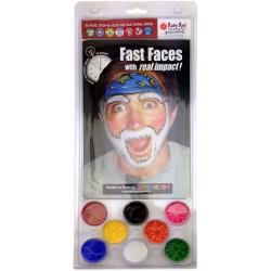 Snazaroo Fast Faces Clam Pack / Kit de Maquillaje de Fantasía Descontinuado Snazaroo