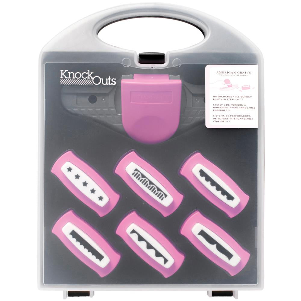 Border Punch Value Kit / Paquete de 6 Perforadoras de Orilla Descontinuado American Crafts