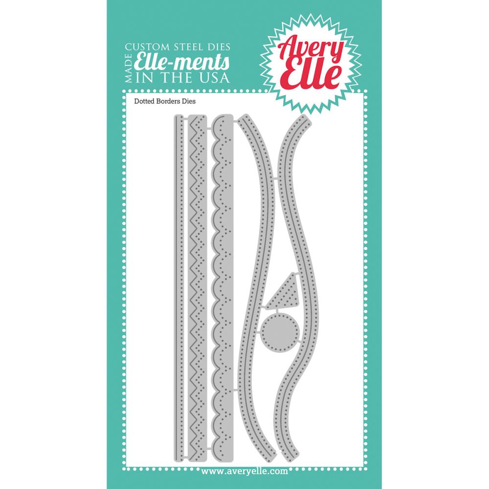 Dotted Borders Dies / Suajes de Bordes Punteados DESCONTINUADO Crafter&