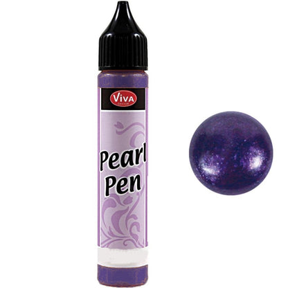 Pearl Pen Violet / Gel Violeta Pintura Dimensional Viva Decor