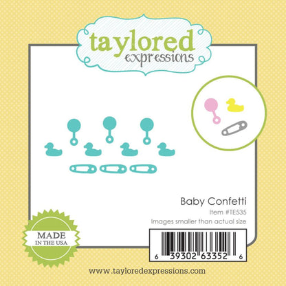 Suaje Confeti de Bebé / Baby Confetti Descontinuado Taylored Expressions