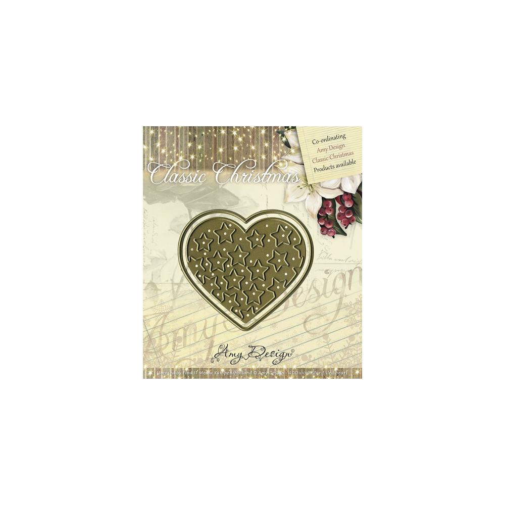Star-Filled Heart Die / Suaje de Corazón con Estrellas Descontinuado Amy Design