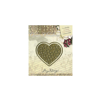 Star-Filled Heart Die / Suaje de Corazón con Estrellas Descontinuado Amy Design