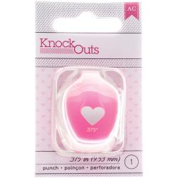 Knock Outs Mini Punch Heart / Perforadora de Corazón Miniatura Descontinuado American Crafts