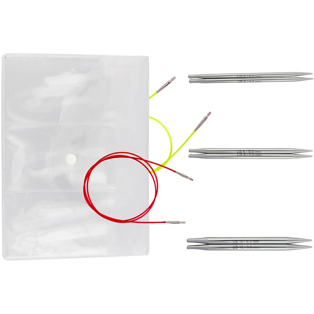 Nova Platina Interchangeable Starter Set / Set de Agujas Intercambiables Descontinuado Knitter&