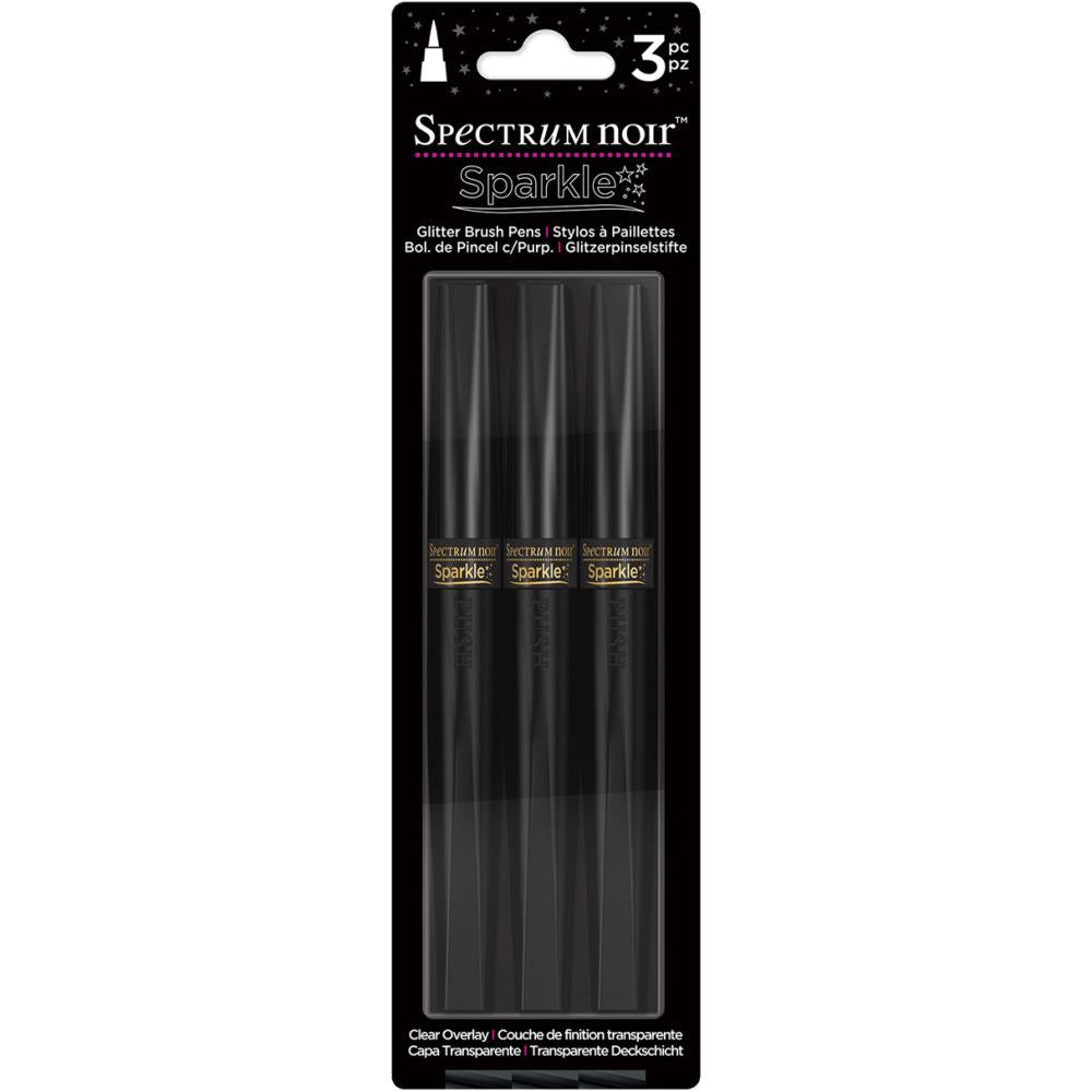 Spectrum Noir Sparkle Crystal Clear Set / Set de 3 Marcadores Brillitos Cristal Transparente Descontinuado Crafter&
