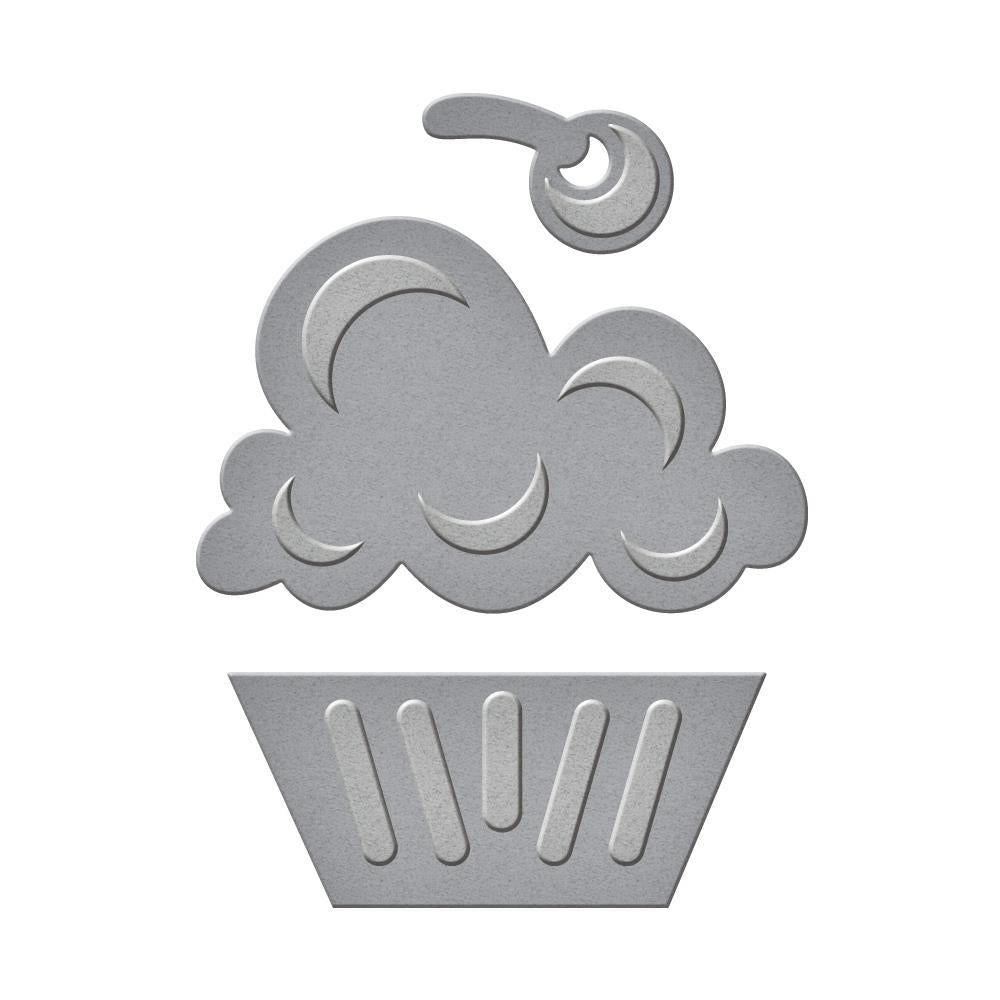 Shapeabilities Die D-Lites Cherry On Top / Suajes de Corte de Cupcake Descontinuado Spellbinders