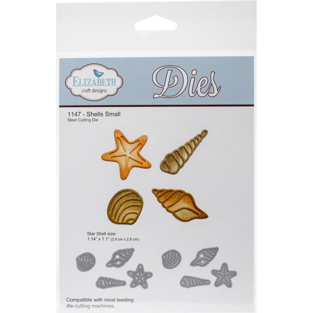 Small Shells Die / Suaje de Conchitas de Mar Descontinuado Elizabeth Craft Designs