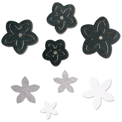 Jill MacKAy Movers &amp; Shapers Magnetic Die Star Jasmine / Suajes de Flores Descontinuado Sizzix