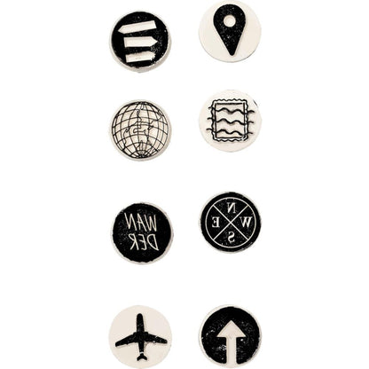 Journal Studio Interchangeable Stamp / Kit de Sellos para Planificador Descontinuado We R Memory Keepers