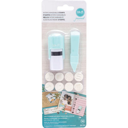 Journal Studio Interchangeable Stamp / Kit de Sellos para Planificador Descontinuado We R Memory Keepers