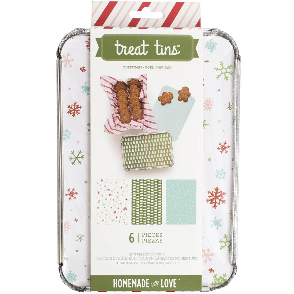 Christmas Food Treat Tins / Charola Para Comida Descontinuado American Crafts