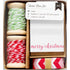 Twine Box Set / Caja de Hilos y Etiquetas de Navidad Descontinuado American Crafts