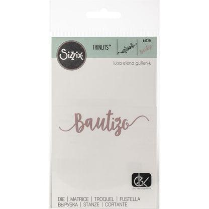 Thinlits Dies Bautizo / Suaje de Bautizo Descontinuado Sizzix