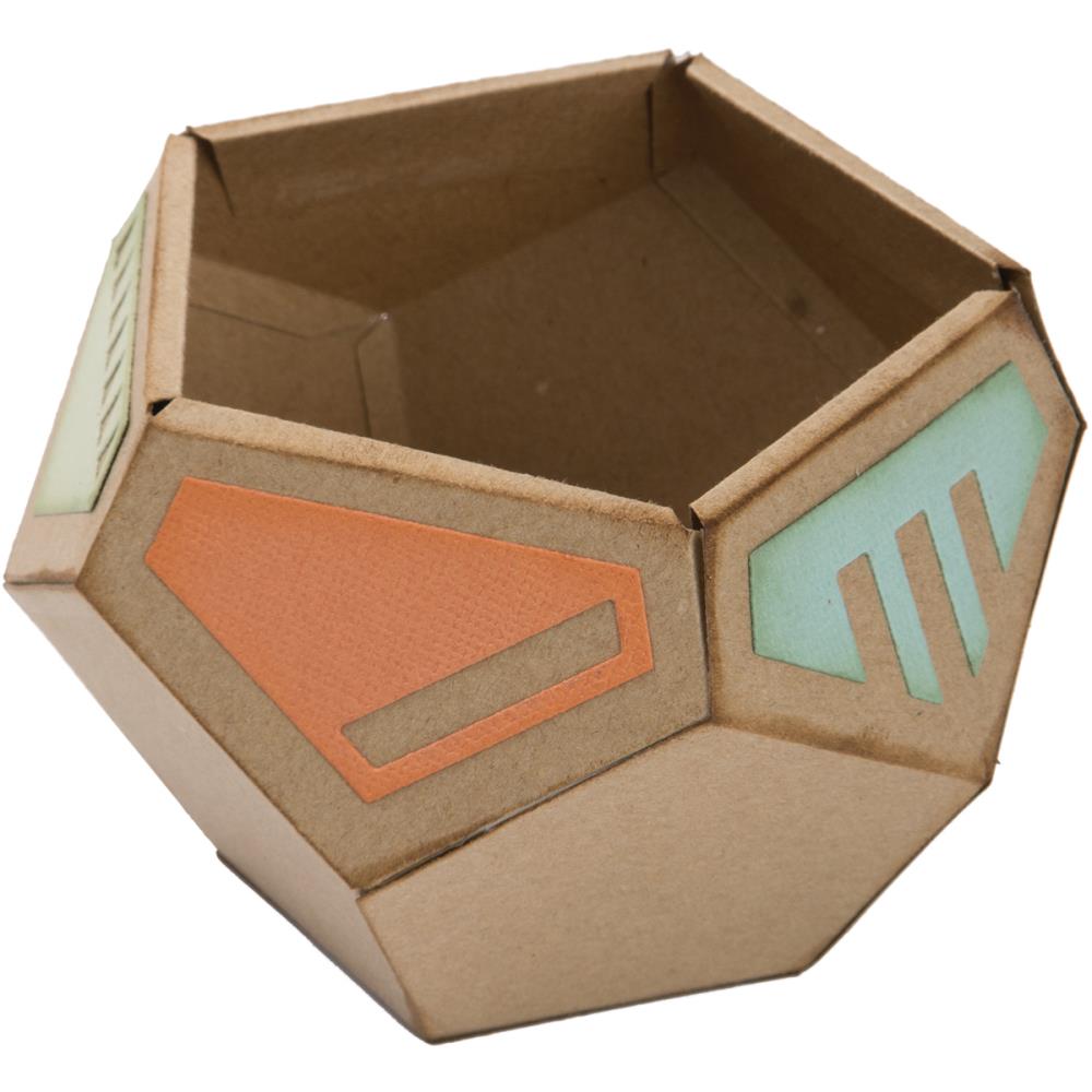 Geometric Holder 3D Die / Suaje de Contenedor 3D Descontinuado Sizzix