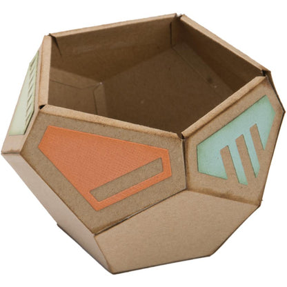 Geometric Holder 3D Die / Suaje de Contenedor 3D Descontinuado Sizzix