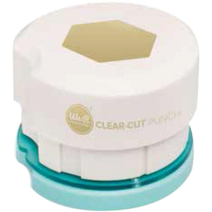 Clear Cut Punch 2" Hexagon / Perforadora de Hexágonos Descontinuado We R Memory Keepers