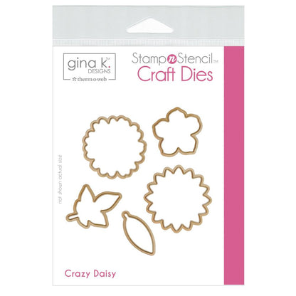 Gina K Designs Die Set Crazy Daisy  / Suajes Margaritas Dados de Corte / Suajes / Troqueles Gina K Designs