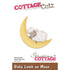 Baby Lamb on Moon Die /  Suaje de Corderito y Luna Descontinuado Cottage Cutz