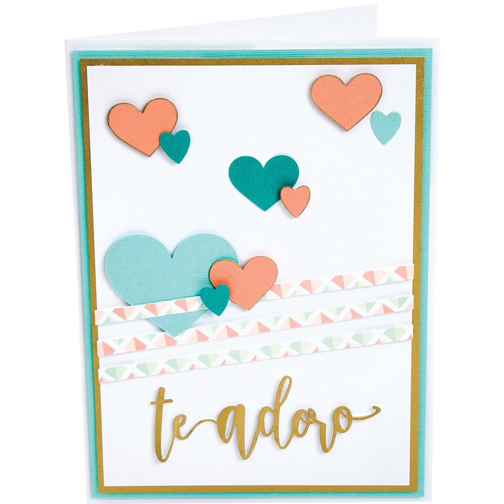 Thinlits Te Adoro Die / Suaje Te Adoro Descontinuado Sizzix