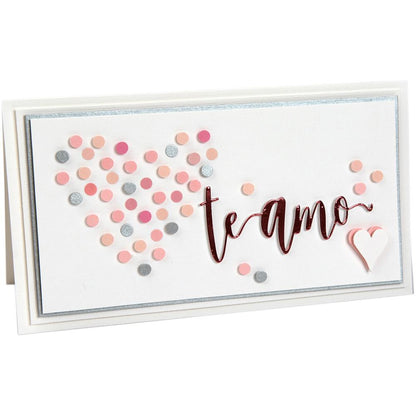 Thinlits Die Te Amo (I Love You) Die / Suaje Te Amo Descontinuado Sizzix