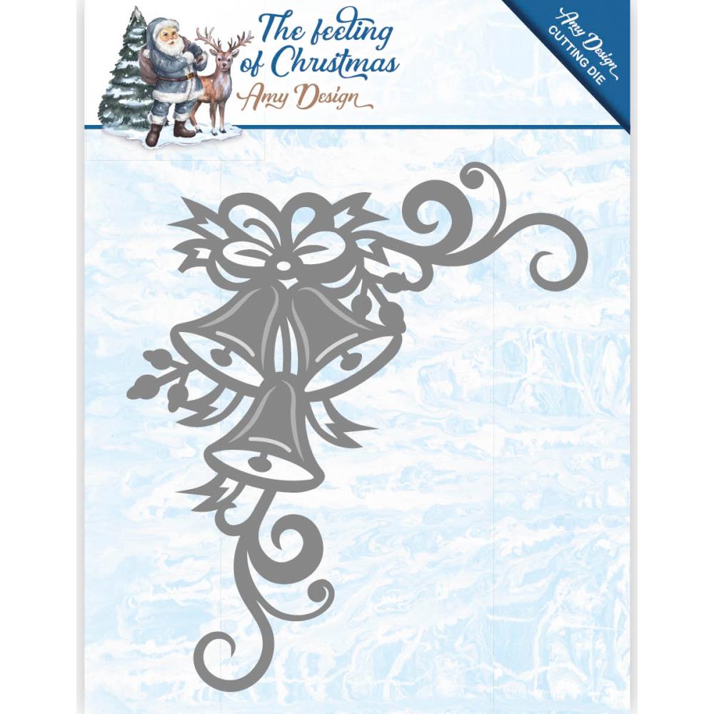 Christmas Bells Corner Die / Suaje de Campanas Navideñas Descontinuado Find It Trading