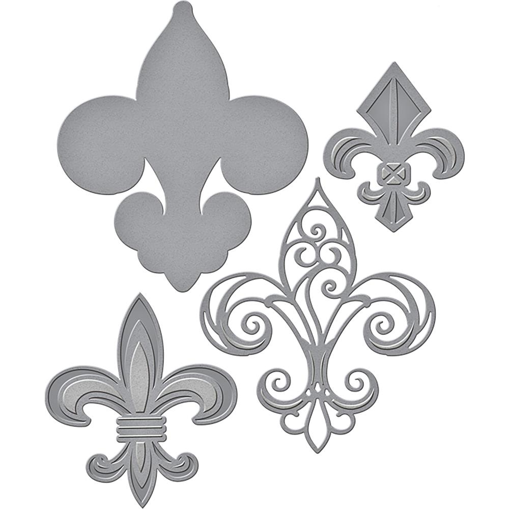 Fleur De France / Suajes de Corte Flor de Lis Descontinuado Spellbinders