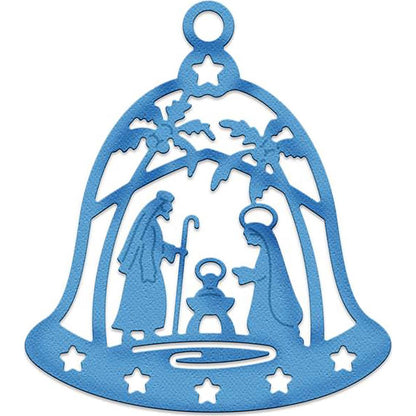 Nativity Bell Die /  Suaje de Campana Navideña Descontinuado Cottage Cutz