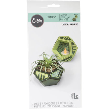 Geometric Holder 3D Die / Suaje de Contenedor 3D Descontinuado Sizzix