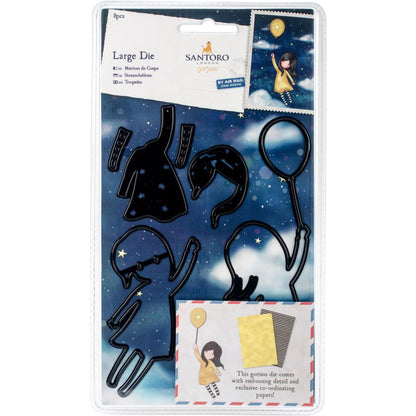 Gorjuss Postal Fly Away With Me Dies / Suajes de Corte Gorjuss Vuela Conmigo Descontinuado DoCrafts