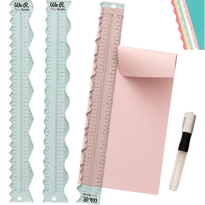 Tear Guides / Guias para Cortar Rasgando el Papel Descontinuado We R Memory Keepers