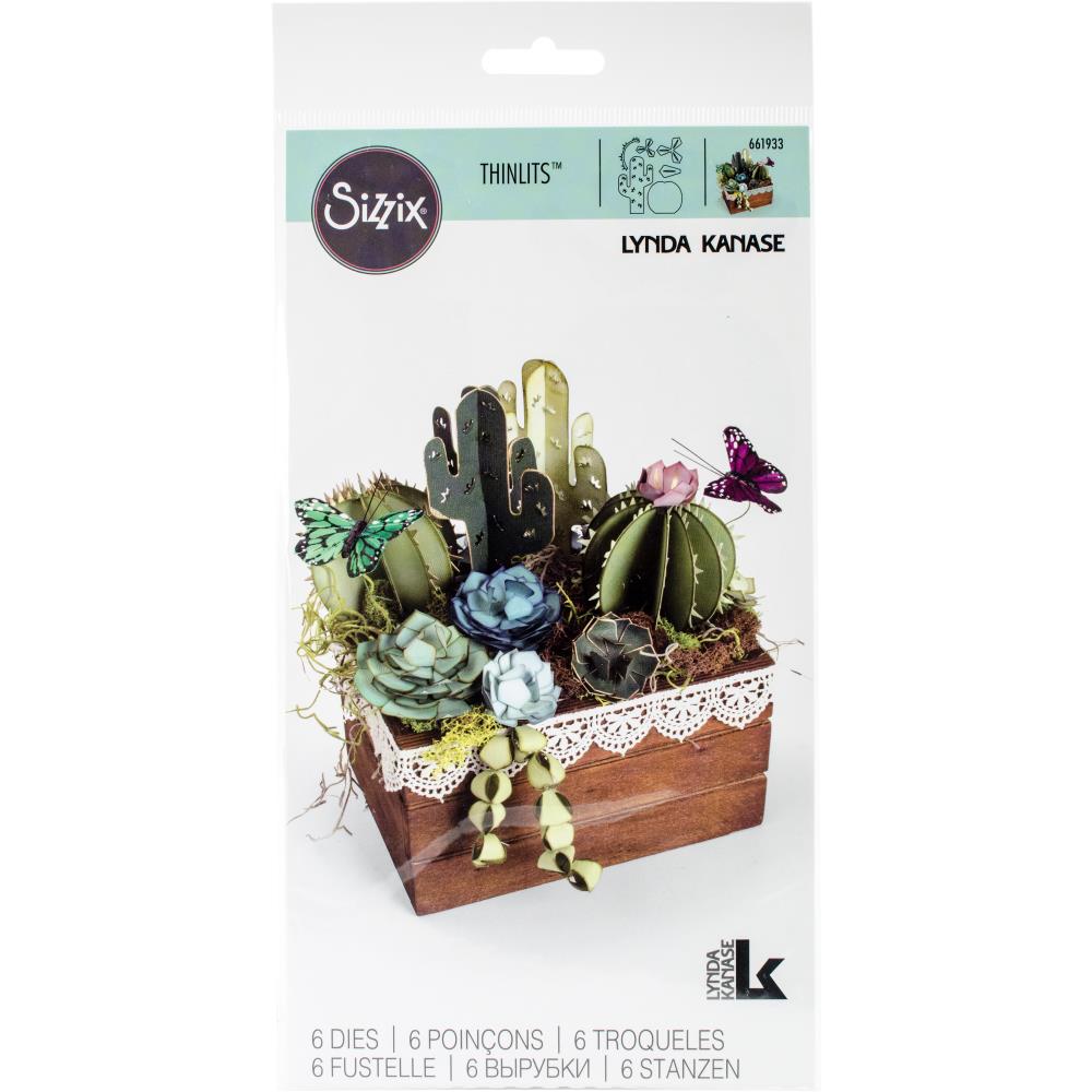 2D &amp; 3D Succulents Dies / Suaje de Suculentas Descontinuado Sizzix