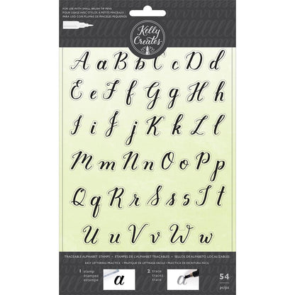 Clear Acrylic Stamps Traceable Alphabet / Sellos de Polímero Alfabeto Descontinuado Kelly Creates