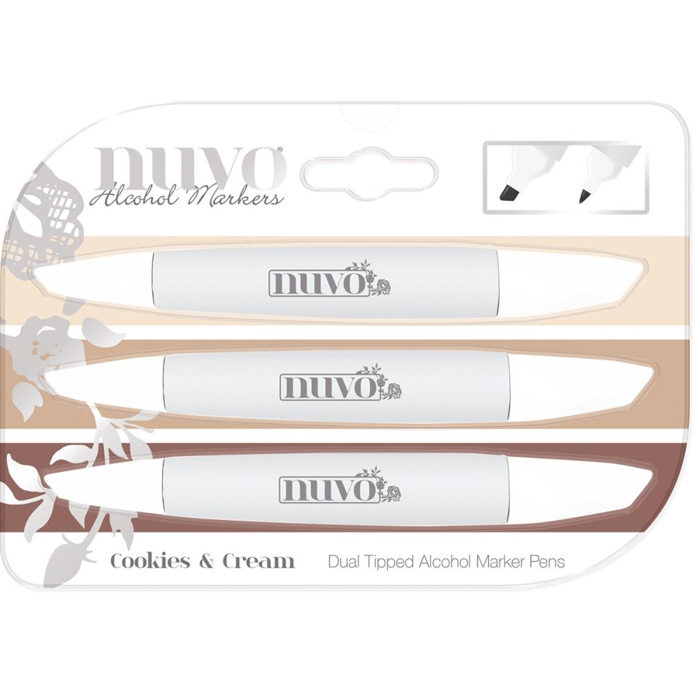 Marker Creative Pen Collection Cookies &amp; Cream / Marcadores Tonos en Crema y Café Descontinuado Nuvo