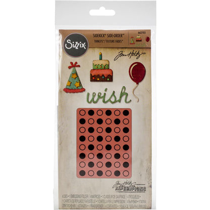 Tim Holtz Sidekick Birthday Dies / Suajes de Cumpleaños Sidekick Descontinuado Sizzix