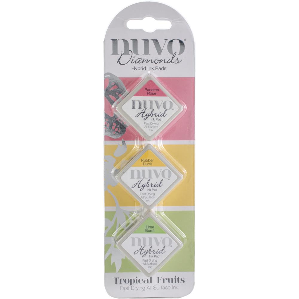 Diamond Hybrid Ink Pads Tropical Fruits / Set de Tintas para Sellos Descontinuado Nuvo