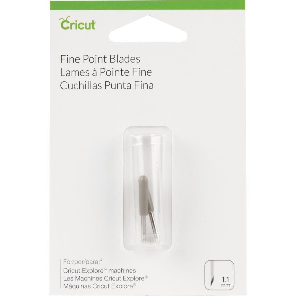 Cricut Fine Point Blades pack of 2 / Paquete de Cuchillas de Repuesto Navajas y cuchillas para máquinas Cricut