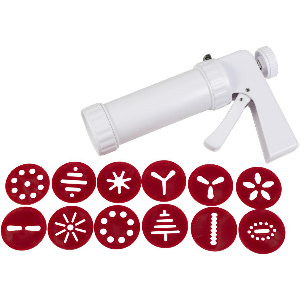 Cookie Press W/12 Designs Christmas / Prensa de Galletas Navideñas Descontinuado Wilton