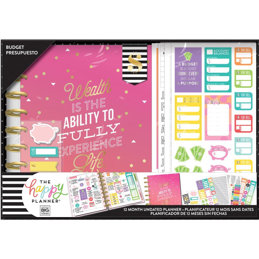 Happy Planner Kit Budget Wealth / Kit de Agenda Planificadora Presupuesto Descontinuado Me &amp; My Big Ideas