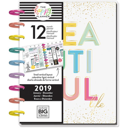 Happy Planner Life is a Party / Agenda Ene-Dic 2019 Descontinuado Me &amp; My Big Ideas