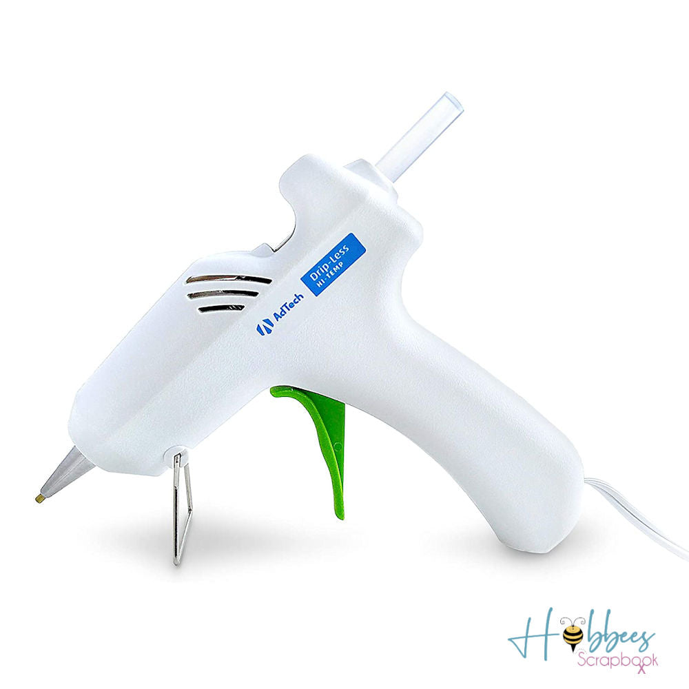 Drip-Less Mini Glue Gun / Pistola de Silicón Goteo Bajo Punta Fina Descontinuado Ad Tech