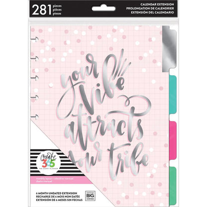 Six Month Extension Pack/ Hojas de Repuesto para Agenda Happy Planner Descontinuado Me &amp; My Big Ideas