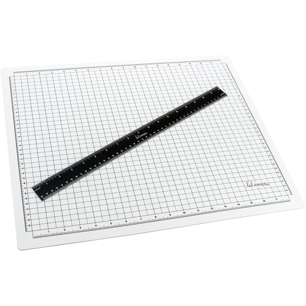 Heidi Swapp Magnetic Cutting Mat &amp; Ruler / Base De Corte Magnética con Regla 45.7X35 Cm Descontinuado Heidi Swapp
