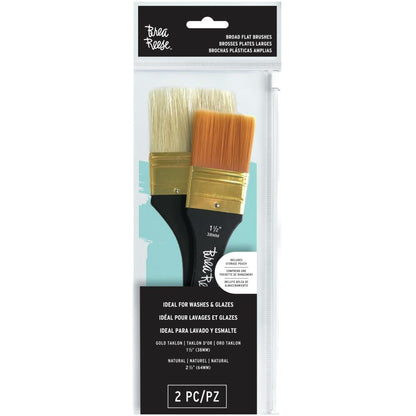 Paint Brush Set Flat / 4 Brochas Planas Pinceles y Brochas Brea Reese