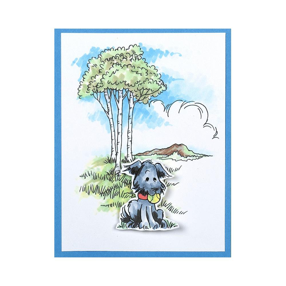 Puppy Playmates Cling Stamps / Sellos de Cachorros Descontinuado Stampendous
