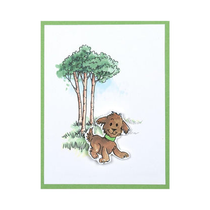 Puppy Playmates Cling Stamps / Sellos de Cachorros Descontinuado Stampendous